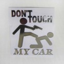 آرم DON'T TOUCH MY CAR برجسته